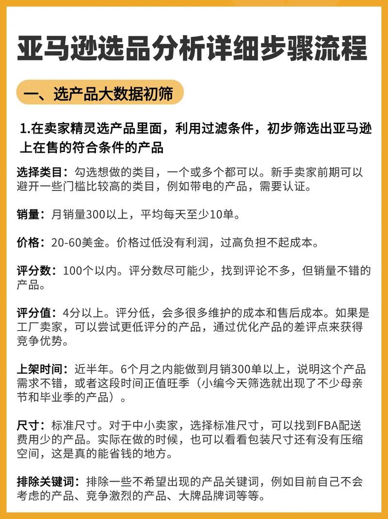 亚马逊卖食品需要什么条件_亚马逊选品最全流程及技巧_亚马逊选品实操讲解