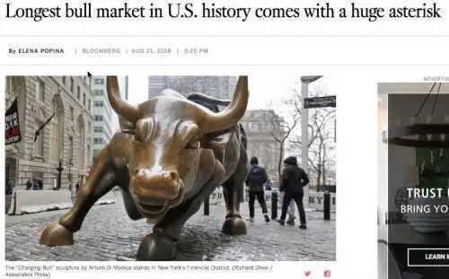 美股最长牛市记录_科技股贡献率分析_美国原始股上市能翻多少倍