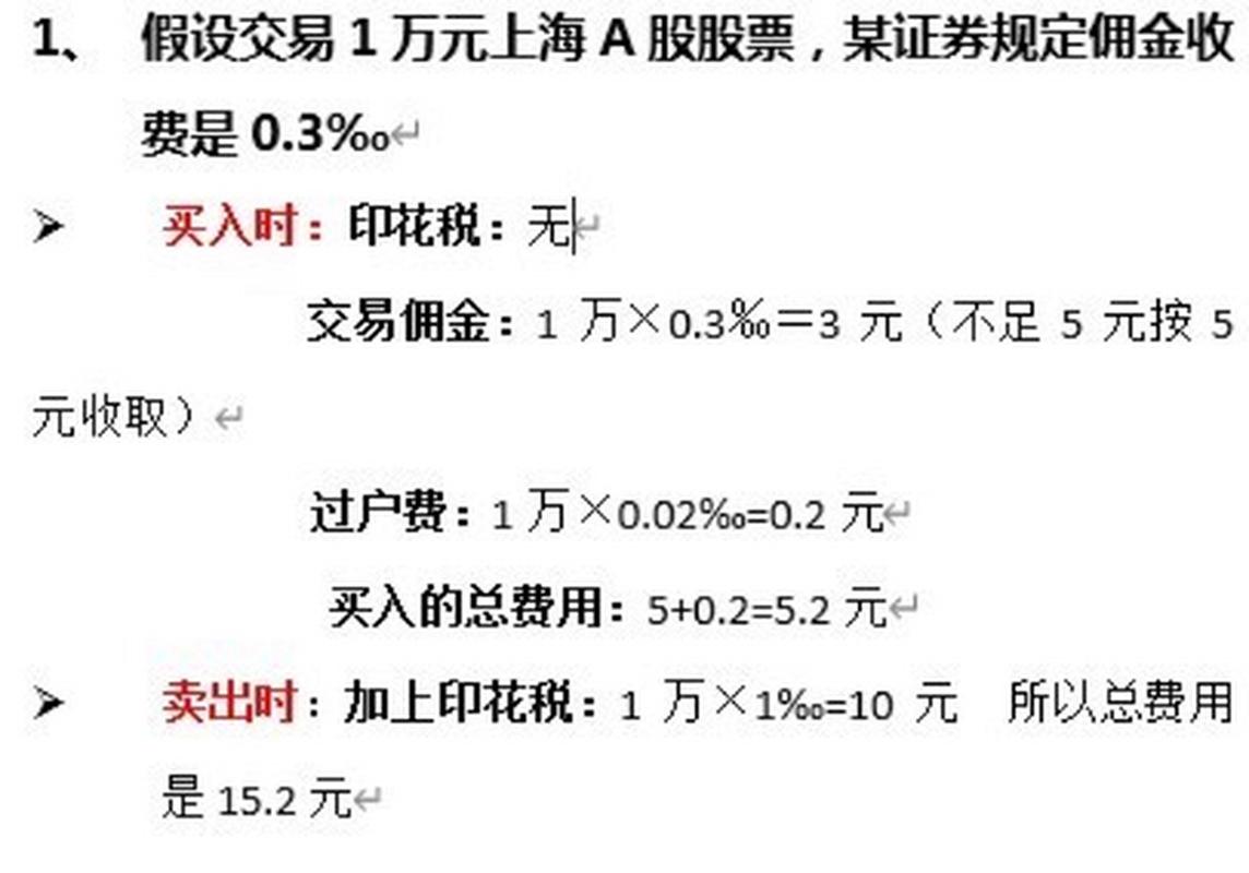 股票交易手续费构成_股票开户费是什么意思_佣金印花税过户费