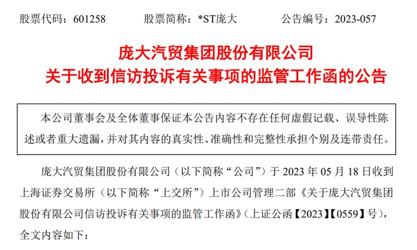 庞大集团马骧担任董事长_庞大集团股票什么时候摘帽_庞大集团重整投资协议确定