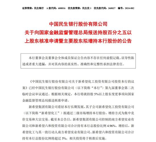 业绩上涨市值近3000亿的民生银行，风险排查谁来做？